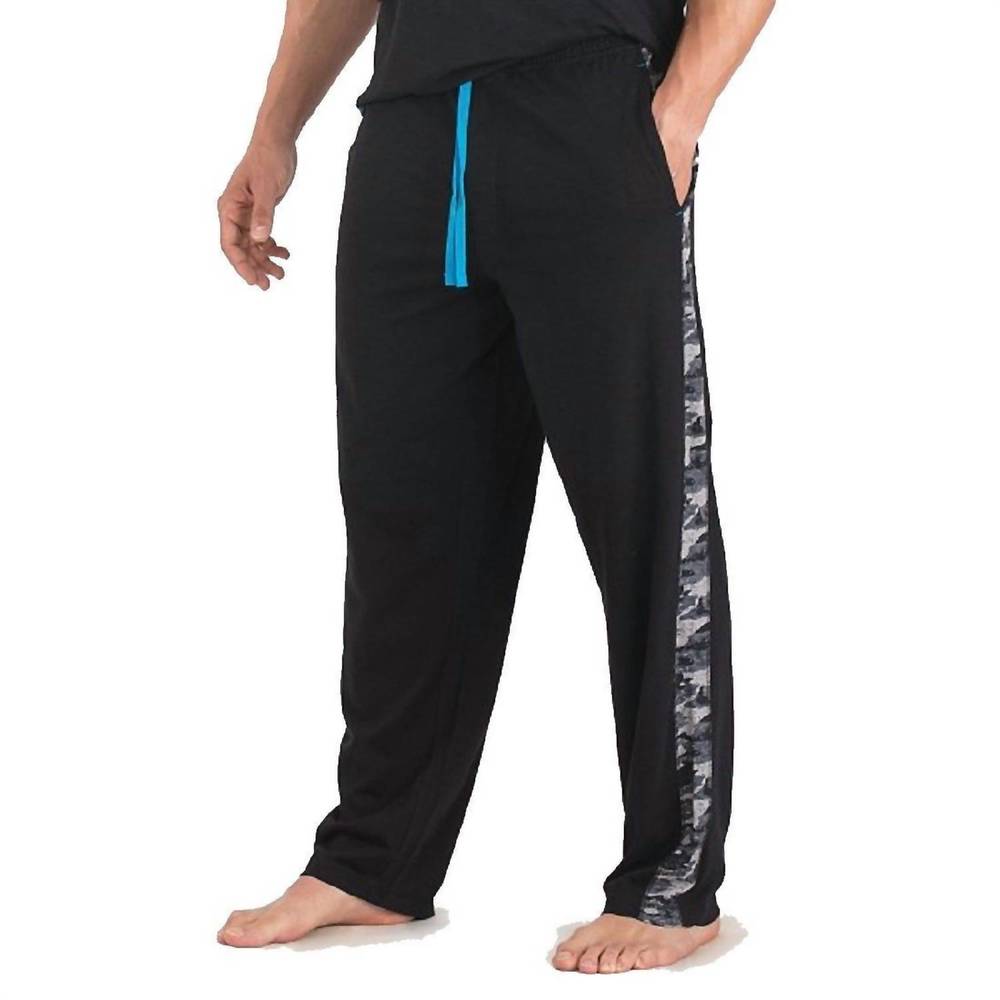 NEW PAPI slub jersey lounge pant in black
